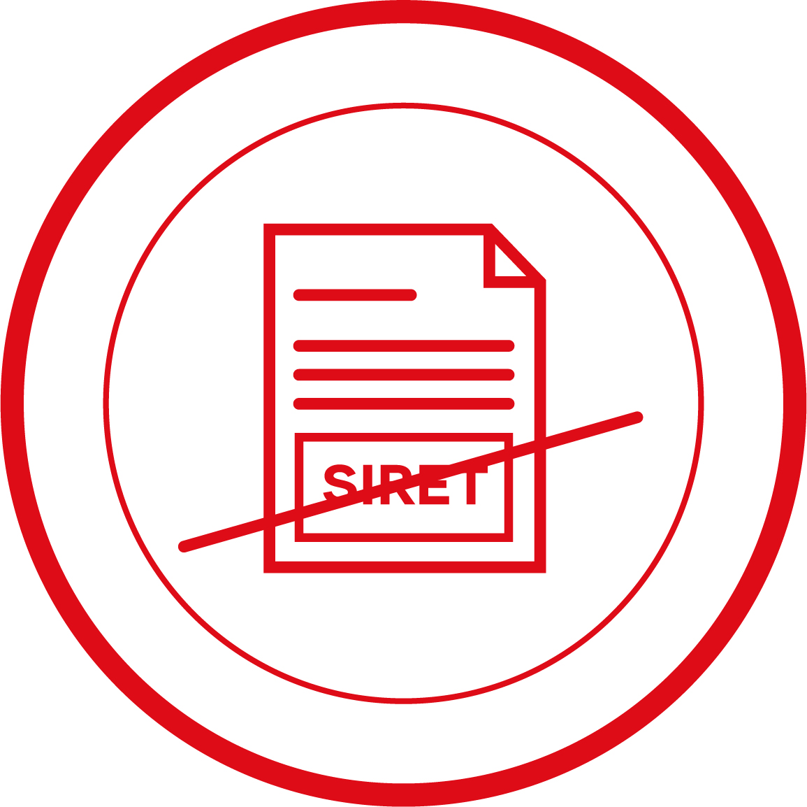 SIRET deregistration
