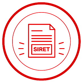 Complete our online SIRET registration form. 
